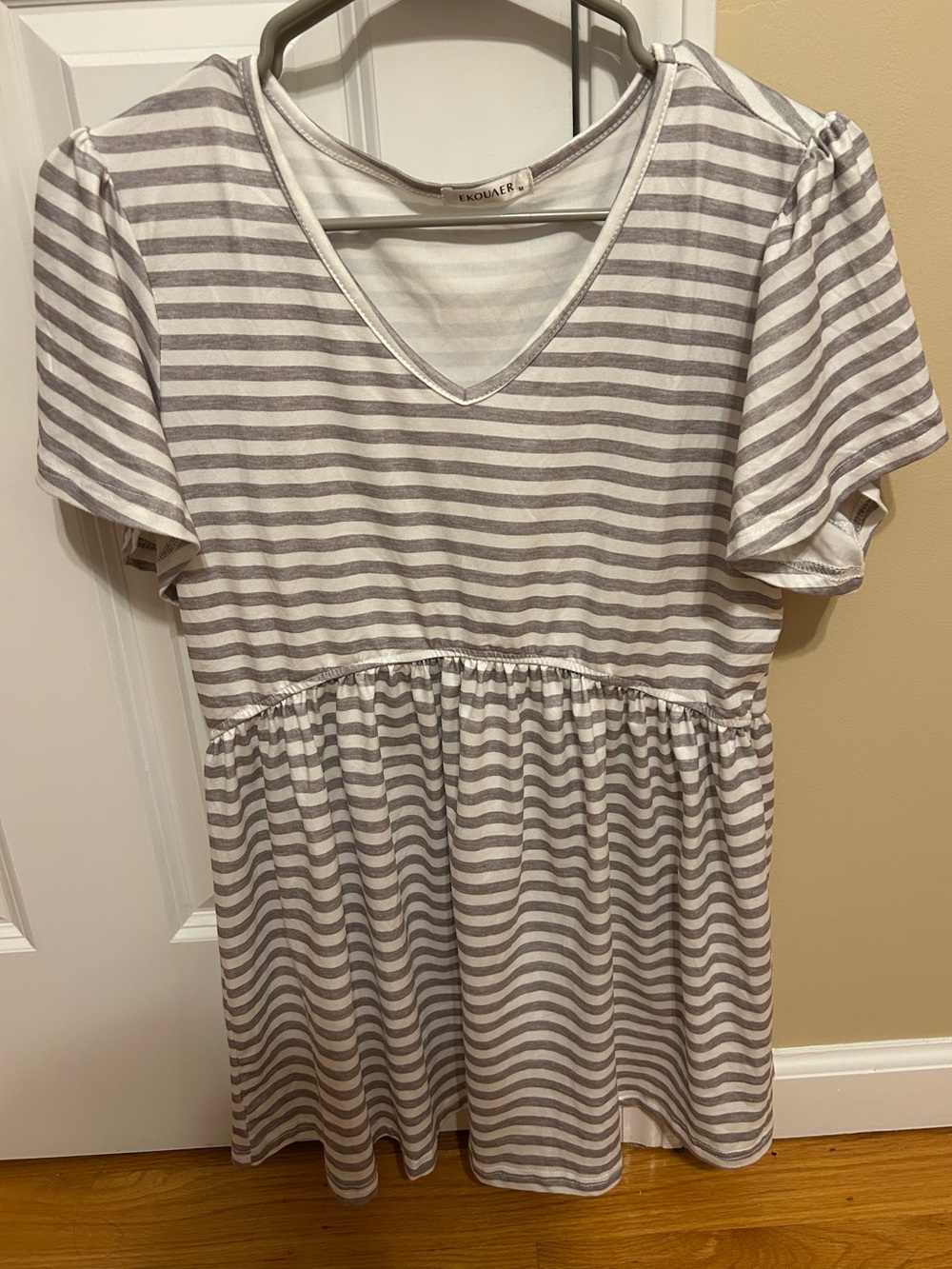 V-Neck Maternity Blouse